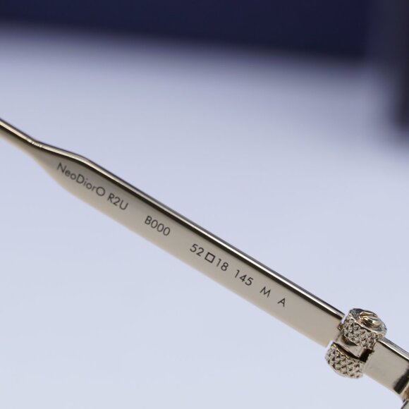 Dior NEODIORO R2U B000 Oval 52mm Eyeglasses - Gold - Picture 9 of 9